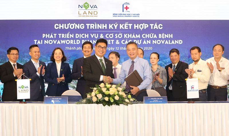 Tập đoàn Novaland và Bệnh viện Đại học Y Hà Nội hợp tác phát triển dịch vụ, cơ sở y tế tại NovaWorld Phan Thiet - Ảnh 2