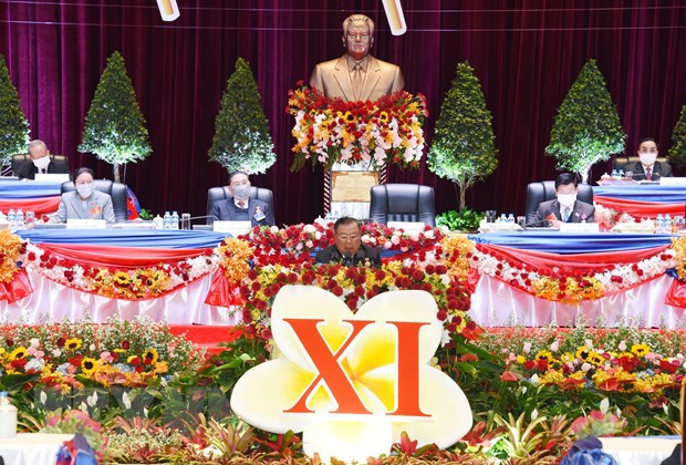Khai mạc Đại hội toàn quốc Đảng Nhân dân Cách mạng Lào lần thứ XI - Ảnh 1