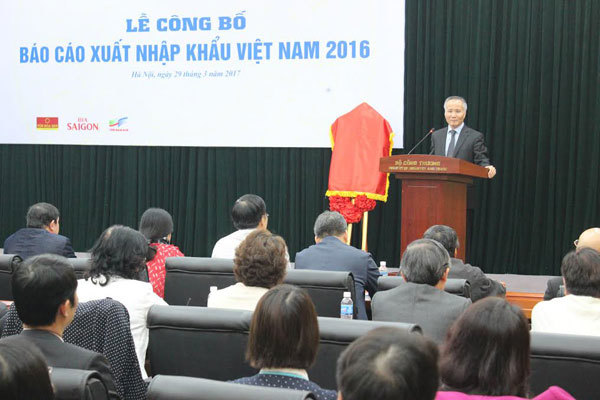 Công bố Báo cáo Xuất nhập khẩu Việt Nam 2016 - Ảnh 1