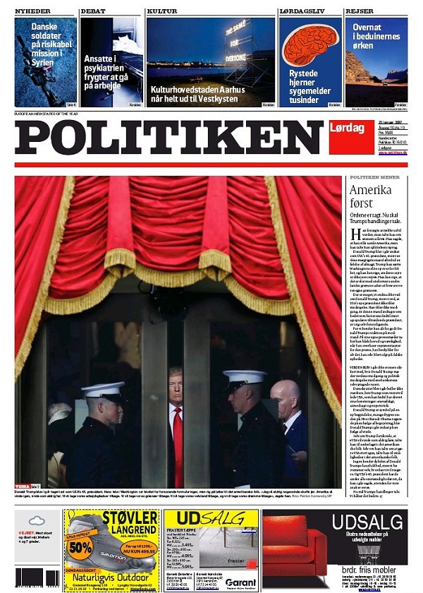 Lễ nhậm chức của ông Trump trên trang nhất báo chí quốc tế - Ảnh 5
