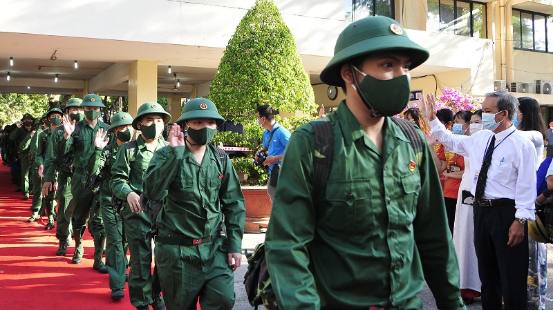 TP Hồ Chí Minh: Hơn 4.600 công dân lên đường làm nghĩa vụ với Tổ quốc - Ảnh 11