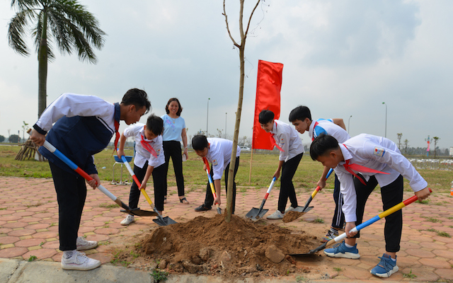 Huyện Mê Linh không tổ chức lễ phát động Tết trồng cây để tập trung phòng, chống dịch Covid-19 - Ảnh 1