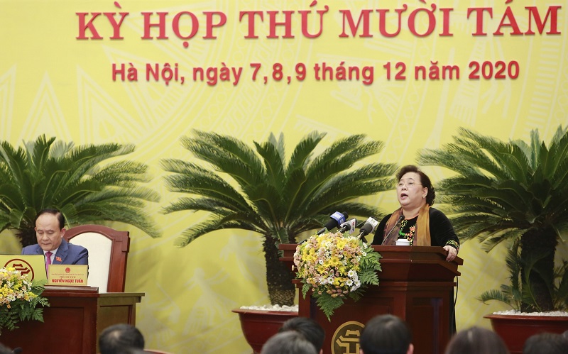 Nguyên Chủ tịch HĐND TP Nguyễn Thị Bích Ngọc chân thành cảm ơn Đảng bộ, chính quyền và Nhân dân Thủ đô - Ảnh 1