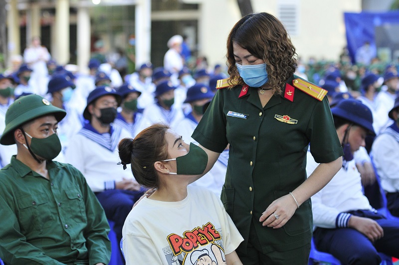 TP Hồ Chí Minh: Hơn 4.600 công dân lên đường làm nghĩa vụ với Tổ quốc - Ảnh 4