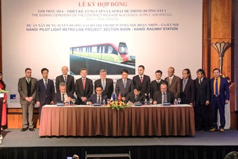 Hà Nội ký gói thầu hơn 7,6 nghìn tỷ cho tuyến đường sắt đô thị - Ảnh 2