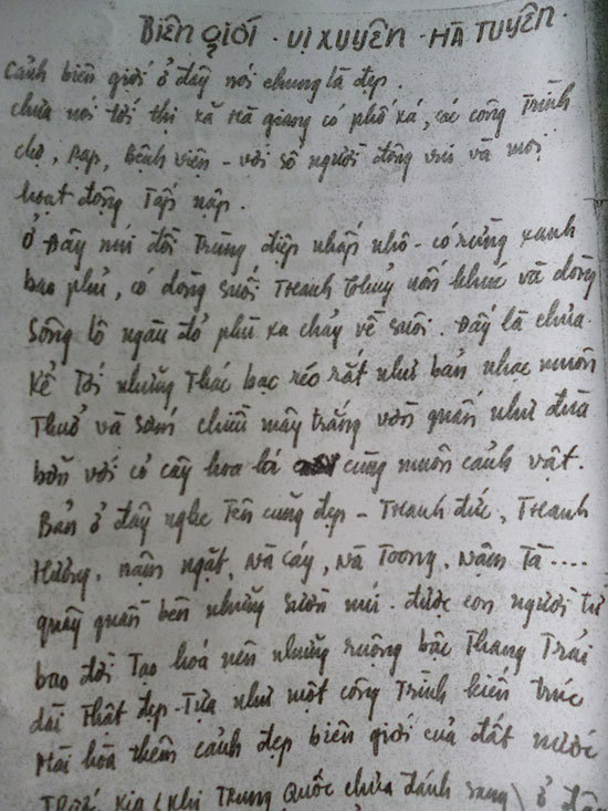 Lần đầu công bố lá thư Xuân chưa kịp gửi và cuốn nhật ký của một liệt sĩ Vị Xuyên - Ảnh 3