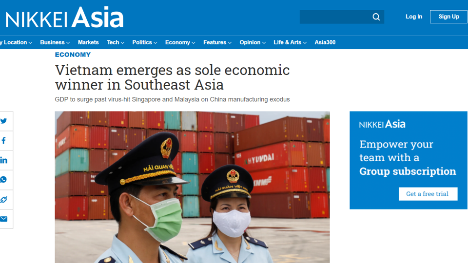 Báo quốc tế trầm trồ về kinh tế Việt Nam - Ảnh 1