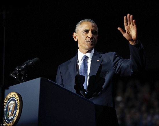Người dân Mỹ xúc động trước bài phát biểu cuối cùng của ông Obama - Ảnh 1