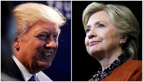 Ông Trump đang theo sát nút bà Clinton - Ảnh 1