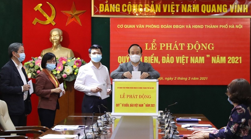 Cơ quan Văn phòng Đoàn đại biểu Quốc hội và HĐND TP ủng hộ Quỹ "Vì biển, đảo Việt Nam" năm 2021 - Ảnh 1