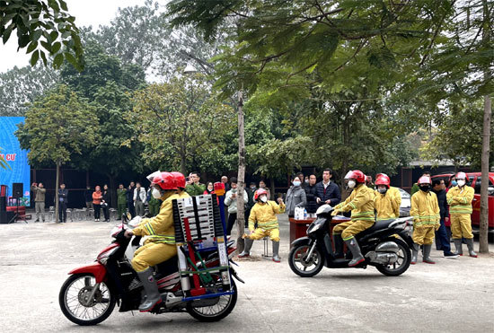 Hà Đông: Triển khai mô hình điểm “Khu dân cư an toàn phòng cháy, chữa cháy” - Ảnh 3