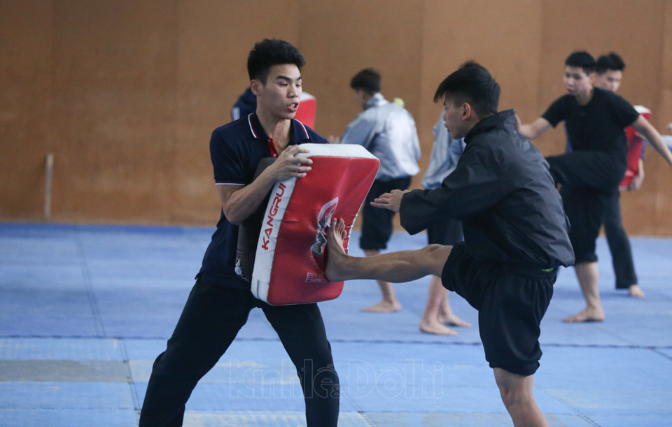 [Ảnh] Đội Pencak silat Hà Nội gấp rút rèn thể lực chuẩn bị cho giải VĐQG 2021 - Ảnh 3