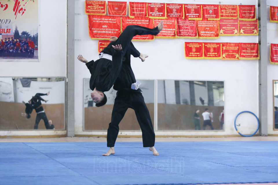 [Ảnh] Đội Pencak silat Hà Nội gấp rút rèn thể lực chuẩn bị cho giải VĐQG 2021 - Ảnh 7