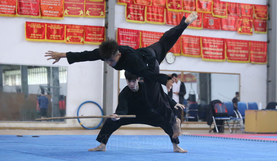 [Ảnh] Đội Pencak silat Hà Nội gấp rút rèn thể lực chuẩn bị cho giải VĐQG 2021 - Ảnh 9