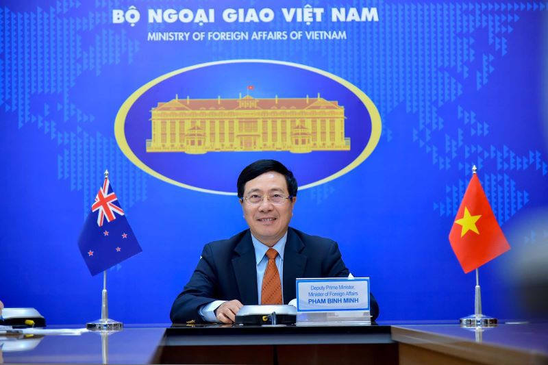 Việt Nam, New Zealand nhất trí đẩy mạnh, phối hợp triển khai Hiệp định RCEP, CPTPP - Ảnh 1