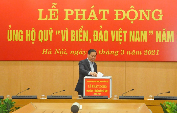 Văn phòng UBND TP Hà Nội phát động ủng hộ quỹ "Vì biển, đảo Việt Nam" năm 2021 - Ảnh 2