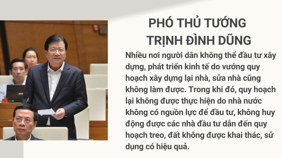 Phó Thủ tướng Trịnh Đình Dũng: Quy hoạch theo phong trào nhưng không tính toán nguồn lực - Ảnh 1