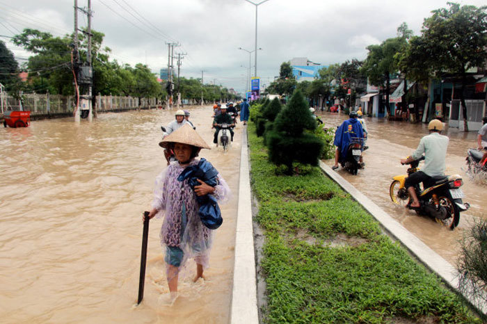 Nam Trung Bộ thiệt hại nặng nề do mưa lớn - Ảnh 1