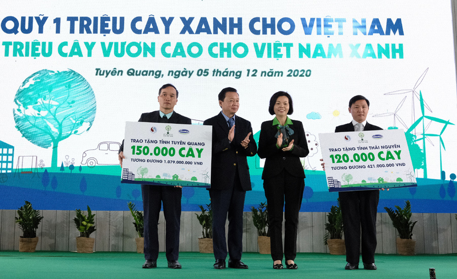 Vinamilk hoàn thành mục tiêu trồng hơn 1,1 triệu cây xanh cho Việt Nam trong năm 2020 - Ảnh 6