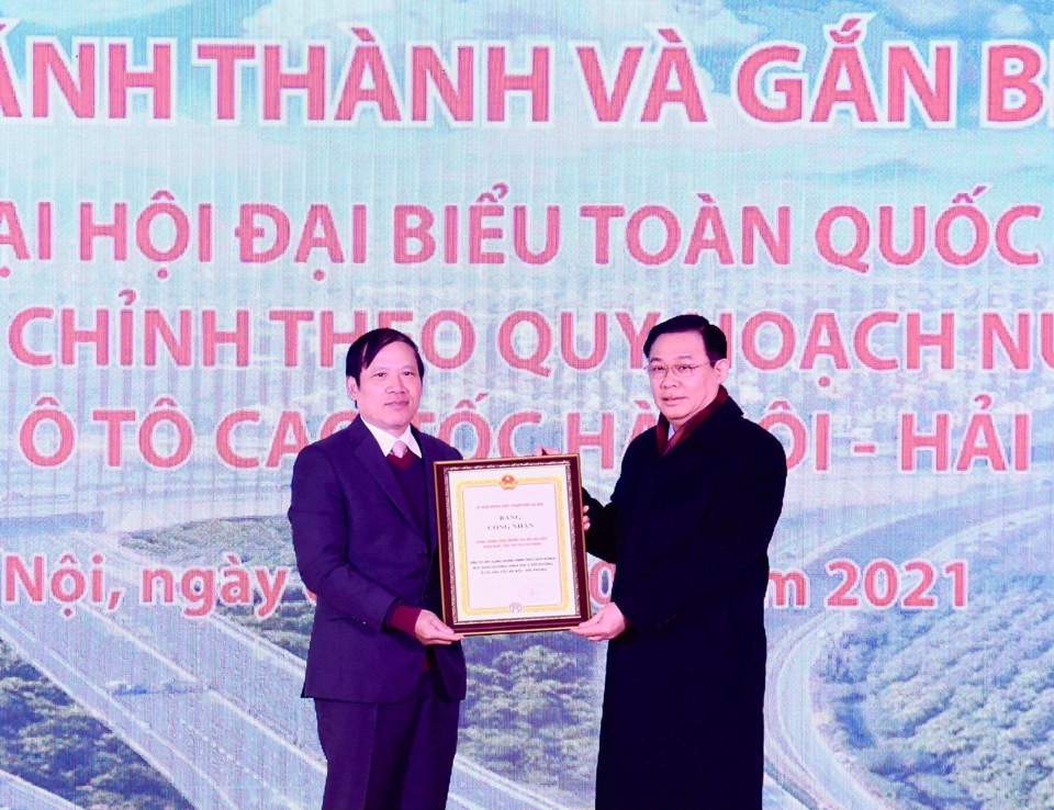 Hà Nội: Khánh thành nút giao Vành đai 3 với cao tốc Hà Nội - Hải Phòng - Ảnh 3