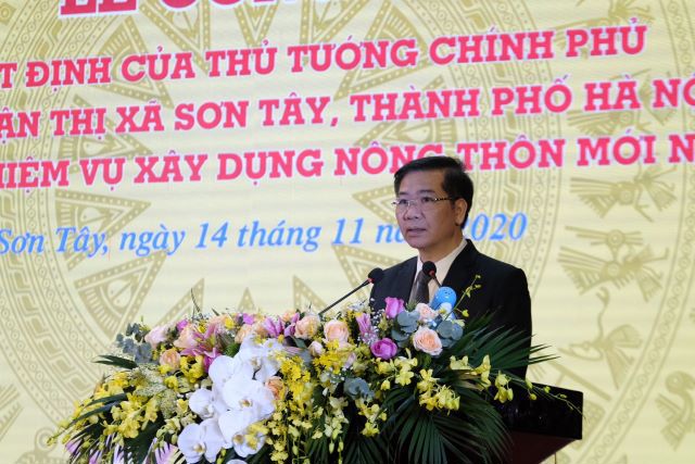 Thị xã Sơn Tây đón nhận danh hiệu đạt chuẩn nông thôn mới - Ảnh 4