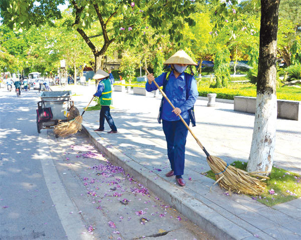 Sơn Tây đảm bảo mỹ quan đô thị - Ảnh 2