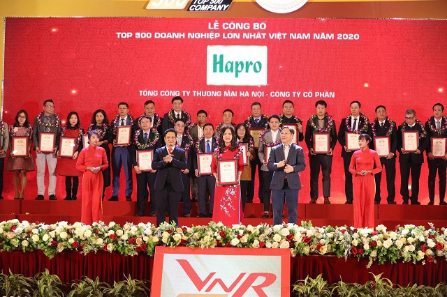 Hapro 14 năm liên tiếp được vinh danh Top 500 doanh nghiệp lớn nhất Việt Nam - Ảnh 1