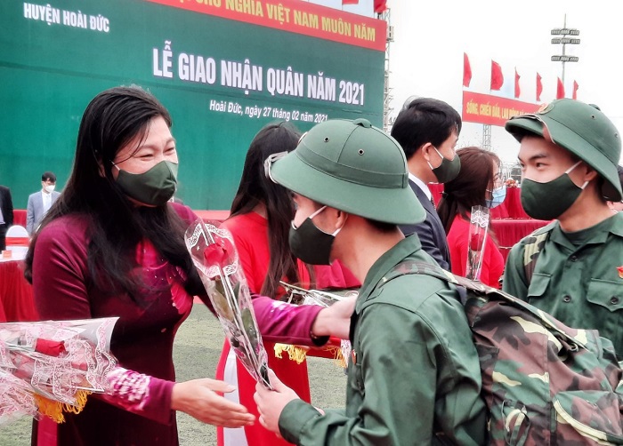 Hà Nội: Hơn 4.500 thanh niên phấn khởi lên đường nhập ngũ - Ảnh 14
