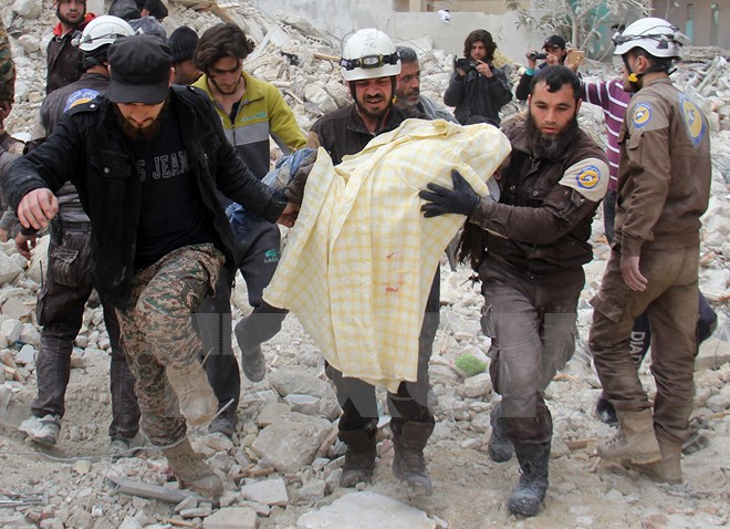 Số lượng người chết trong vụ tấn công hóa học tại Syria tăng mạnh - Ảnh 1