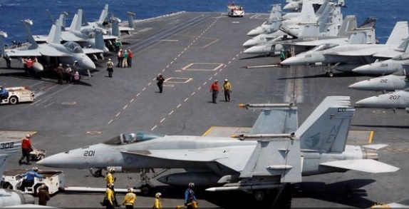 Triều Tiên cảnh cáo việc Mỹ điều tàu sân bay tập trận với Hàn Quốc - Ảnh 1