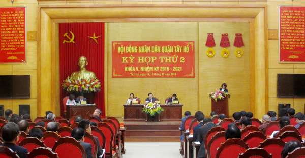 HĐND các quận, huyện: Tây Hồ, Thanh Oai, Ba Vì khai mạc kỳ họp thứ 3 - Ảnh 1