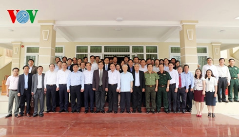 Tổng Bí thư Nguyễn Phú Trọng thăm và làm việc tại Quảng Trị - Ảnh 4