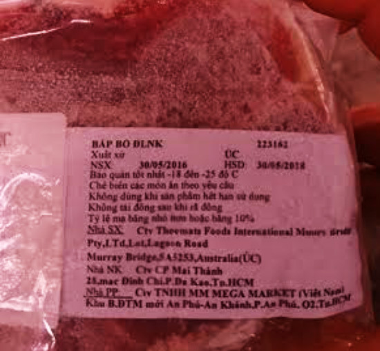 Kinh ngạc với thịt bò nhập khẩu giá rẻ, hạn sử dụng tới 2 năm trong siêu thị - Ảnh 1