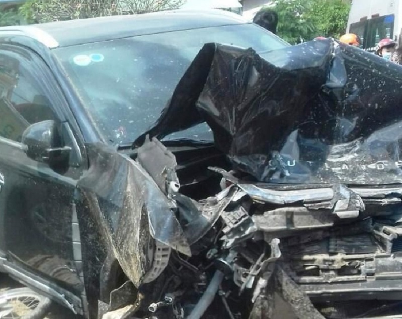 Truy tìm hành khách trên chuyến xe gây tai nạn liên hoàn ở Bình Định - Ảnh 1