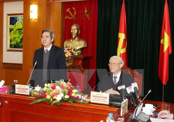 Tổng Bí thư Nguyễn Phú Trọng làm việc với Ban Kinh tế Trung ương - Ảnh 2