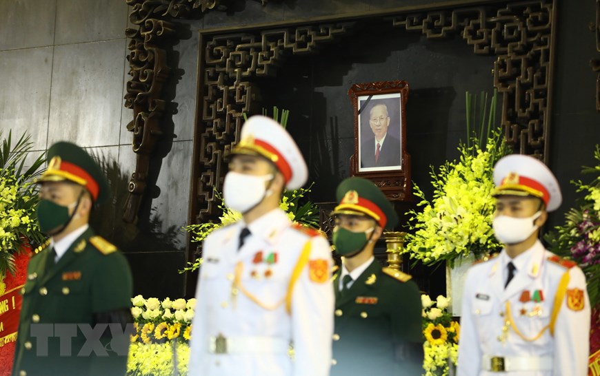 Lễ viếng nguyên Phó Thủ tướng Trương Vĩnh Trọng tại Hà Nội - Ảnh 2