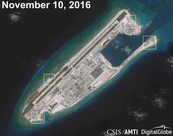 Nghi vấn Trung Quốc lắp đặt vũ khí trên các đảo nhân tạo ở Biển Đông - Ảnh 1