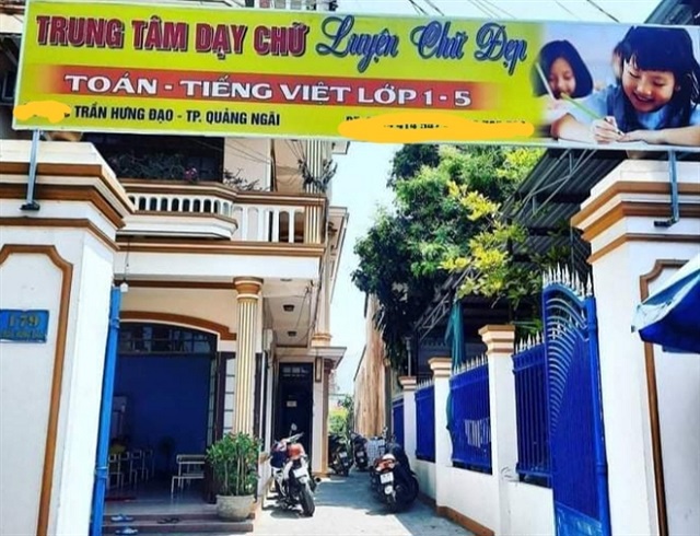 Vụ cô giáo đánh học sinh ở Quảng Ngãi: Xử phạt và yêu cầu đóng cửa Trung tâm luyện chữ - Ảnh 1