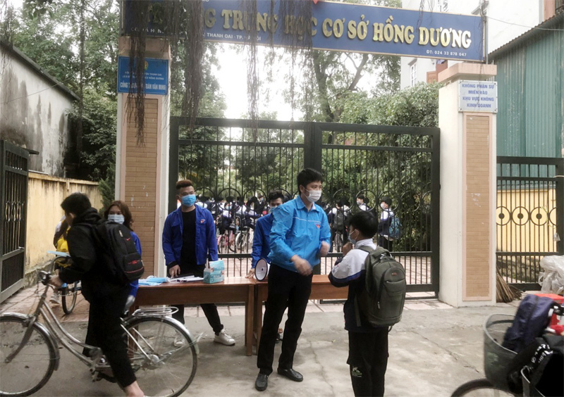 Huyện Thanh Oai đón học sinh trở lại trường trong môi trường giáo dục an toàn - Ảnh 2