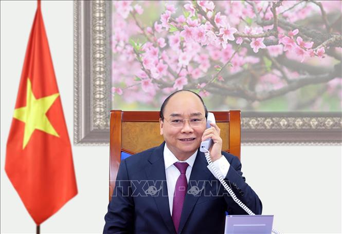 Thủ tướng Nguyễn Xuân Phúc điện đàm với lãnh đạo Lào và Campuchia - Ảnh 1