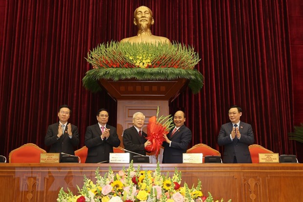 Đồng chí Nguyễn Phú Trọng được tín nhiệm bầu làm Tổng Bí thư - Ảnh 1