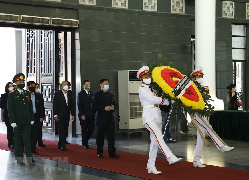 Lễ viếng nguyên Phó Thủ tướng Trương Vĩnh Trọng tại Hà Nội - Ảnh 7