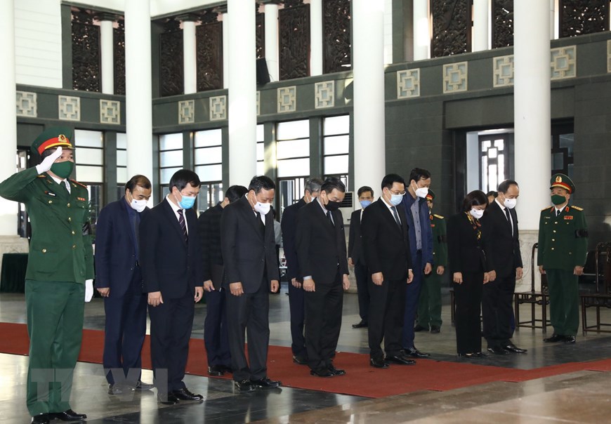 Lễ viếng nguyên Phó Thủ tướng Trương Vĩnh Trọng tại Hà Nội - Ảnh 8