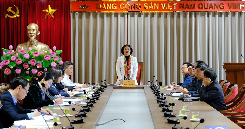 Phó Bí thư Thường trực Thành ủy Nguyễn Thị Tuyến: Bảo tồn bản sắc Thủ đô trong xây dựng nông thôn mới - Ảnh 1