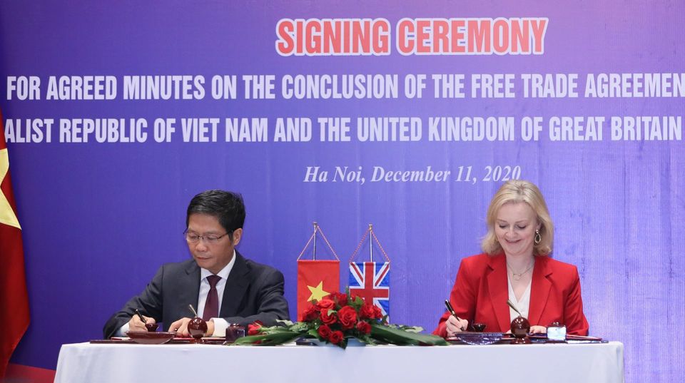 Chính thức ký kết Hiệp định Thương mại tự do Việt Nam - Vương quốc Anh - Ảnh 1