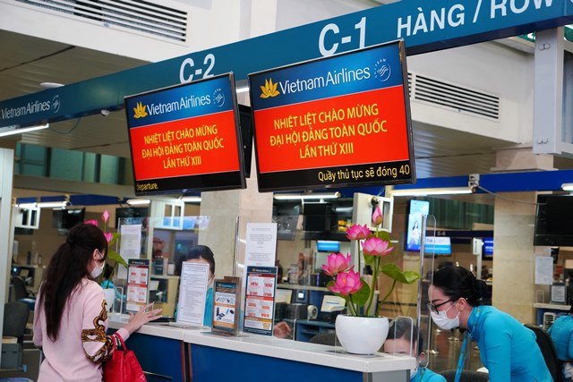 Ngày bay cao điểm của Vietnam Airlines phục vụ Đại hội Đảng toàn quốc lần thứ XIII - Ảnh 1