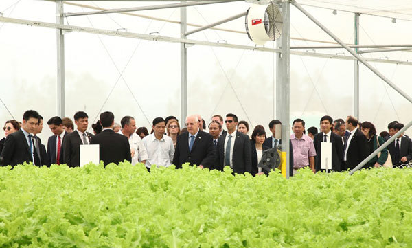 Tổng thống Israel thăm Nông trường VinEco Tam Đảo - Ảnh 1