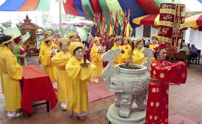 Lễ thánh tại đình Võng Thị - Ảnh 1