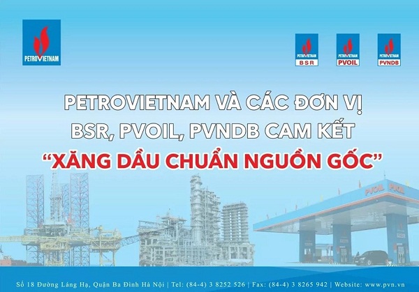 Petrovietnam cam kết xăng dầu chuẩn nguồn gốc - Ảnh 1