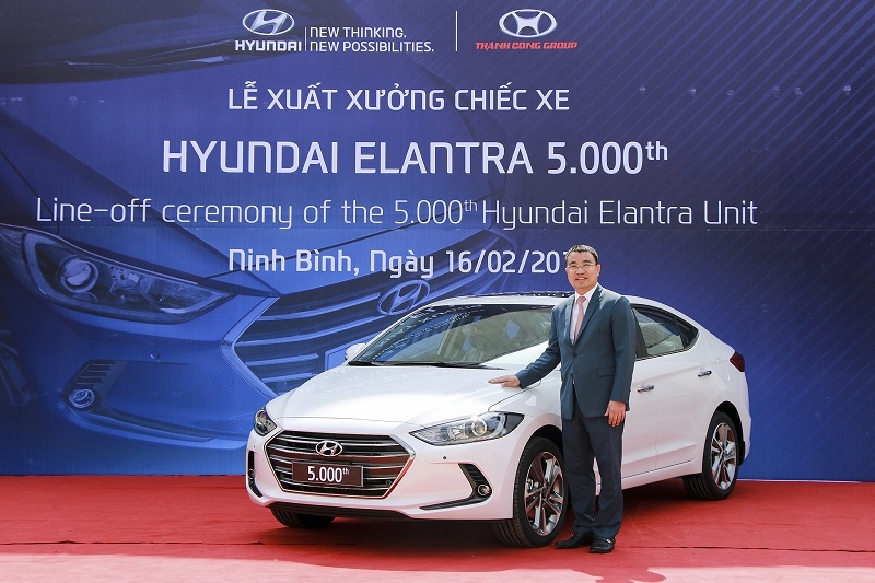 Chiếc Hyundai Elantra thứ 5.000 tại Việt Nam vừa xuất xưởng - Ảnh 1